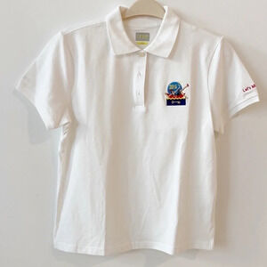 NWOT Izod Personalized Polo Tee Shirt White L